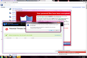 ransom cryptolocker virus pop up message 